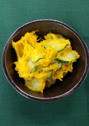 パンプキンサラダ透析食-レシピのメイン写真