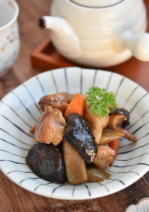鶏ごぼうと椎茸のうま煮【冷凍・作り置き】-レシピのメイン写真