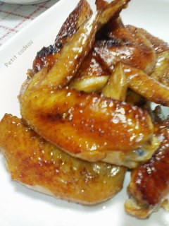 鶏手羽先の醤油漬け焼き-レシピのメイン写真