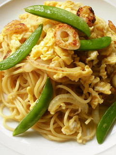 ちくわ&スナップエンドウの和風パスタ♪-レシピのメイン写真
