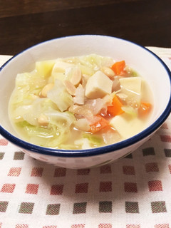 高野豆腐入り 塩麹 大豆スープ!-レシピのメイン写真