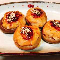 รูปของ 鶏団子でしいたけの肉詰め