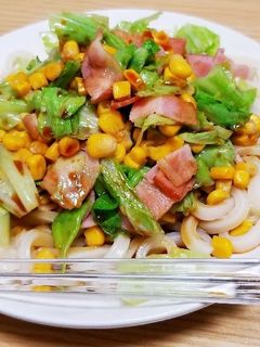 5分でできる!野菜たっぷり冷凍うどん!-レシピのメイン写真