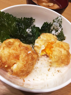 ゆきひら流鶏卵の天丼!-レシピのメイン写真