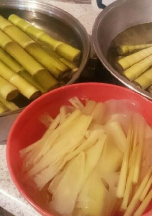 生の四方竹(しほうちく)下処理＆味噌汁-レシピのメイン写真