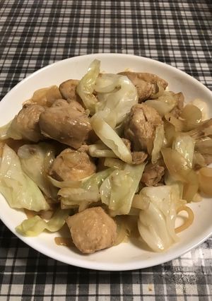 鳥肉の塩にんにく炒め-レシピのメイン写真