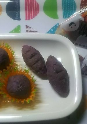 紫いもでスイートポテト-レシピのメイン写真