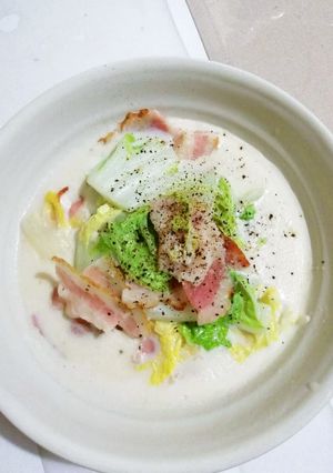 白菜のクリーム煮-レシピのメイン写真