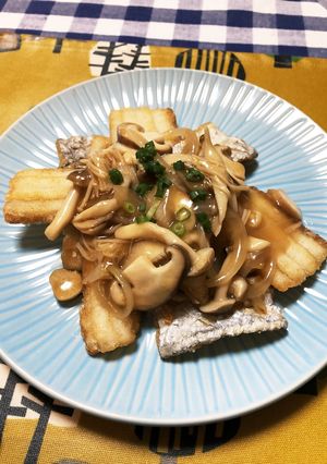 きのこたっぷり太刀魚の甘酢あんかけ-レシピのメイン写真