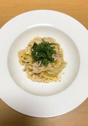 明太クリームパスタ-レシピのメイン写真