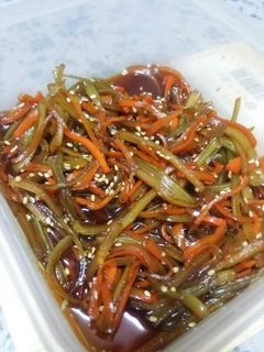 セロリとにんじんのきんぴら-レシピのメイン写真
