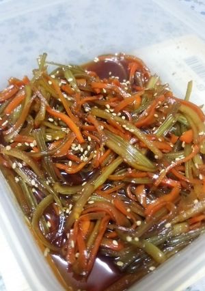 セロリとにんじんのきんぴら-レシピのメイン写真