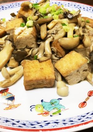きのこと厚揚げの簡単炒め-レシピのメイン写真