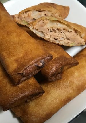 ツナと長ネギの春巻き-レシピのメイン写真