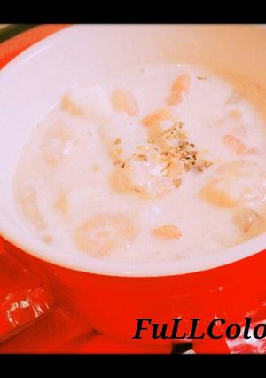 豆乳とマスカルポーネのクラムチャウダー-レシピのメイン写真