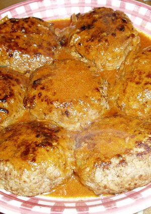 肉汁じゅわぁ～なハンバーグ＆自慢のソース-レシピのメイン写真