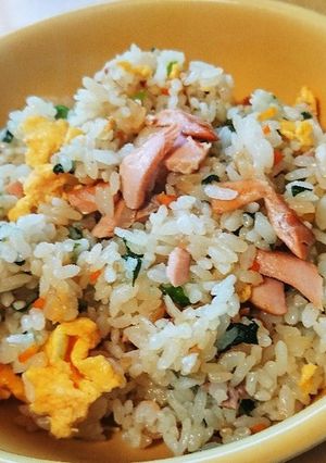 簡単!美味!秋鮭のチャーハン-レシピのメイン写真