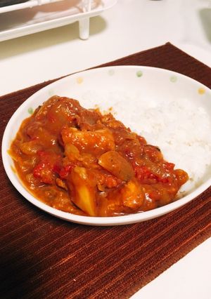 濃厚！肉多め！男の水無しカレー-レシピのメイン写真