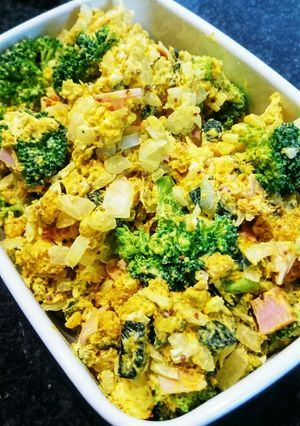 味付簡単！カボチャとブロッコリーのサラダ-レシピのメイン写真