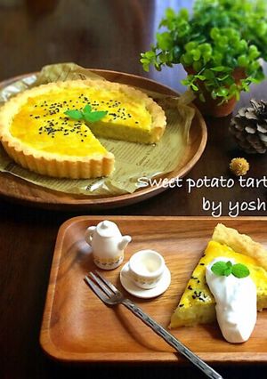 ずぼらタルトdeスイートポテトタルト♡-レシピのメイン写真