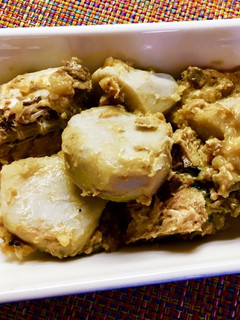 ほっくり秋の味〜里芋と鯖缶の味噌煮-レシピのメイン写真