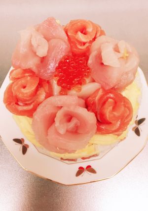 お寿司ケーキ-レシピのメイン写真