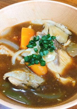 ぶりのあら汁カレー-レシピのメイン写真