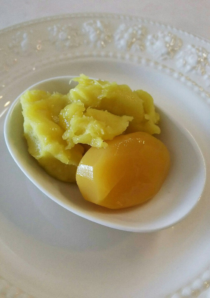 材料2つ！さつまいも餡の栗きんとん！-レシピのメイン写真