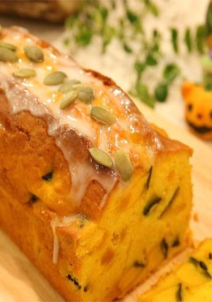 【簡単ハロウィン】かぼちゃパウンドケーキ-レシピのメイン写真