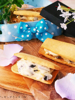 HMで絶品♥レーズンバターサンドクッキー-レシピのメイン写真