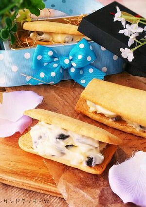 HMで絶品♥レーズンバターサンドクッキー-レシピのメイン写真