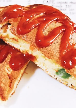 ミックスベジタブル入りホットケーキ-レシピのメイン写真