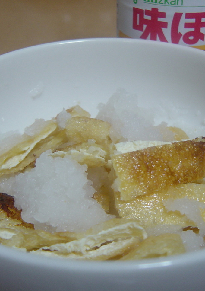 焼いた油揚げに☆大根おろし-レシピのメイン写真