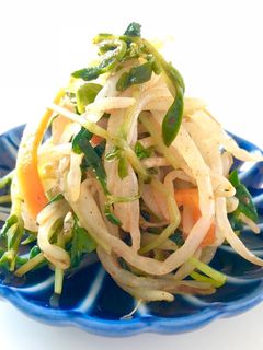 常備菜 つくりおきに ピリ辛もやし豆苗-レシピのメイン写真