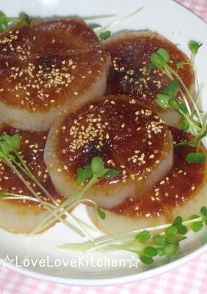 こんがり♪みそ大根-レシピのメイン写真