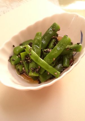 もう１品欲しい時の「いんげん胡麻酢あえ」-レシピのメイン写真