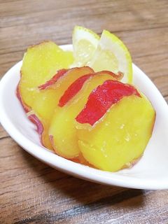 お弁当に☆さつまいものはちみつレモン煮-レシピのメイン写真