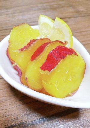 お弁当に☆さつまいものはちみつレモン煮-レシピのメイン写真