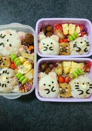 すみっこぐらしキャラ弁-レシピのメイン写真
