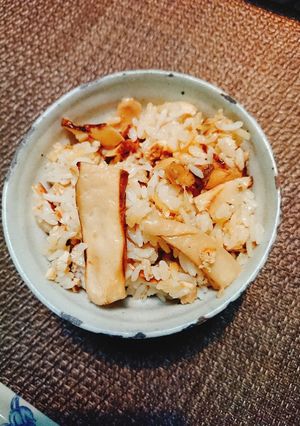 我が家の松茸ごはん-レシピのメイン写真