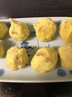 さつまいもとりんごの茶巾-レシピのメイン写真