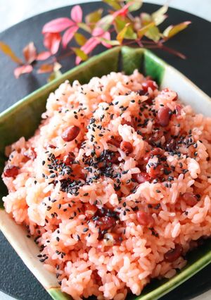 圧力鍋で♫30分以内で簡単お赤飯-レシピのメイン写真