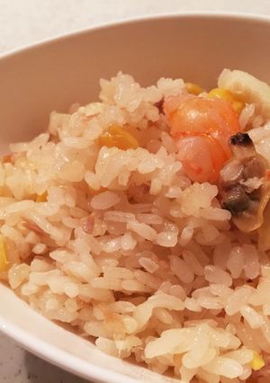 ◆炊飯器で簡単シーフードピラフ Vr2◆-レシピのメイン写真