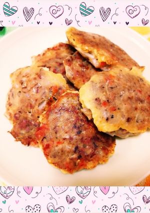 鯖缶&もやし人参御坊でふわしゃきバーグ♪-レシピのメイン写真
