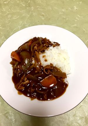 ポークハヤシ-レシピのメイン写真