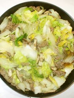白菜の中華風炒め♪簡単ひき肉春雨-レシピのメイン写真