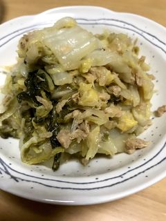 簡単!白菜とツナの煮物-レシピのメイン写真