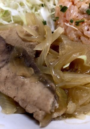 ブリと玉ねぎの煮物【簡単】-レシピのメイン写真