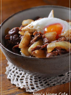 味噌煮込み♡牛丼-レシピのメイン写真