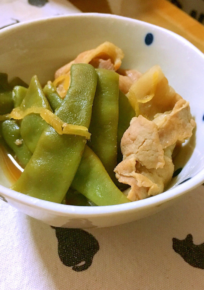 いんげんと豚肉の生姜煮-レシピのメイン写真